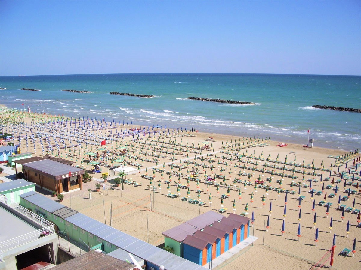 Levante海滩、Ponente海滩、Baia Flaminia海滩和Libera海滩