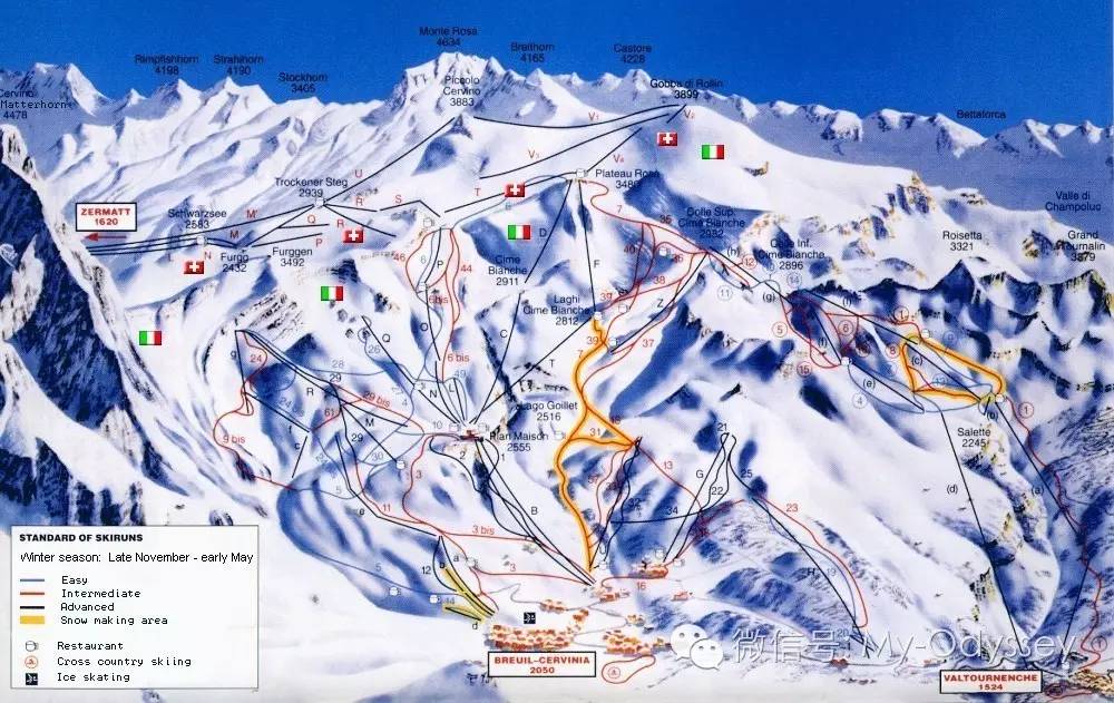 布勒伊-切尔维尼亚滑雪场极致体验